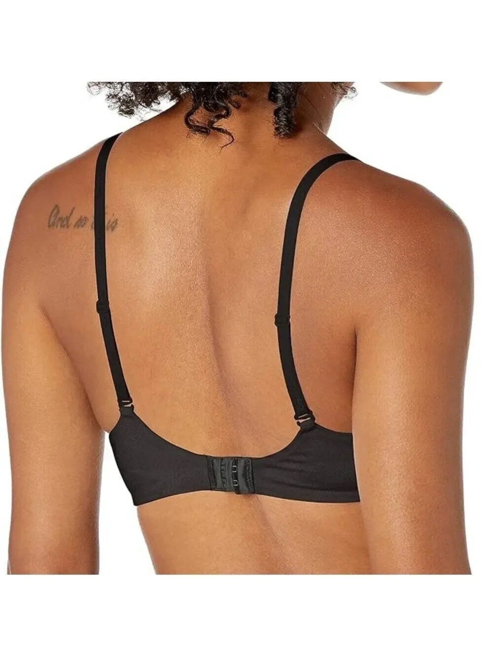 **Calvin Klein** Constant Convertible Strap Lightly Lined Demi Bra 32D Black NWO